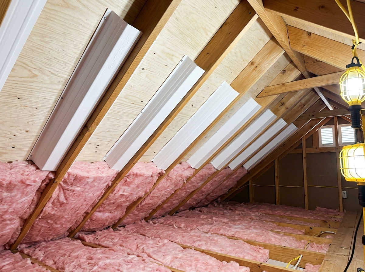 Attic Mold Remediation: Roof Baffle Ventilation, Ice Damming & Soda Blasting