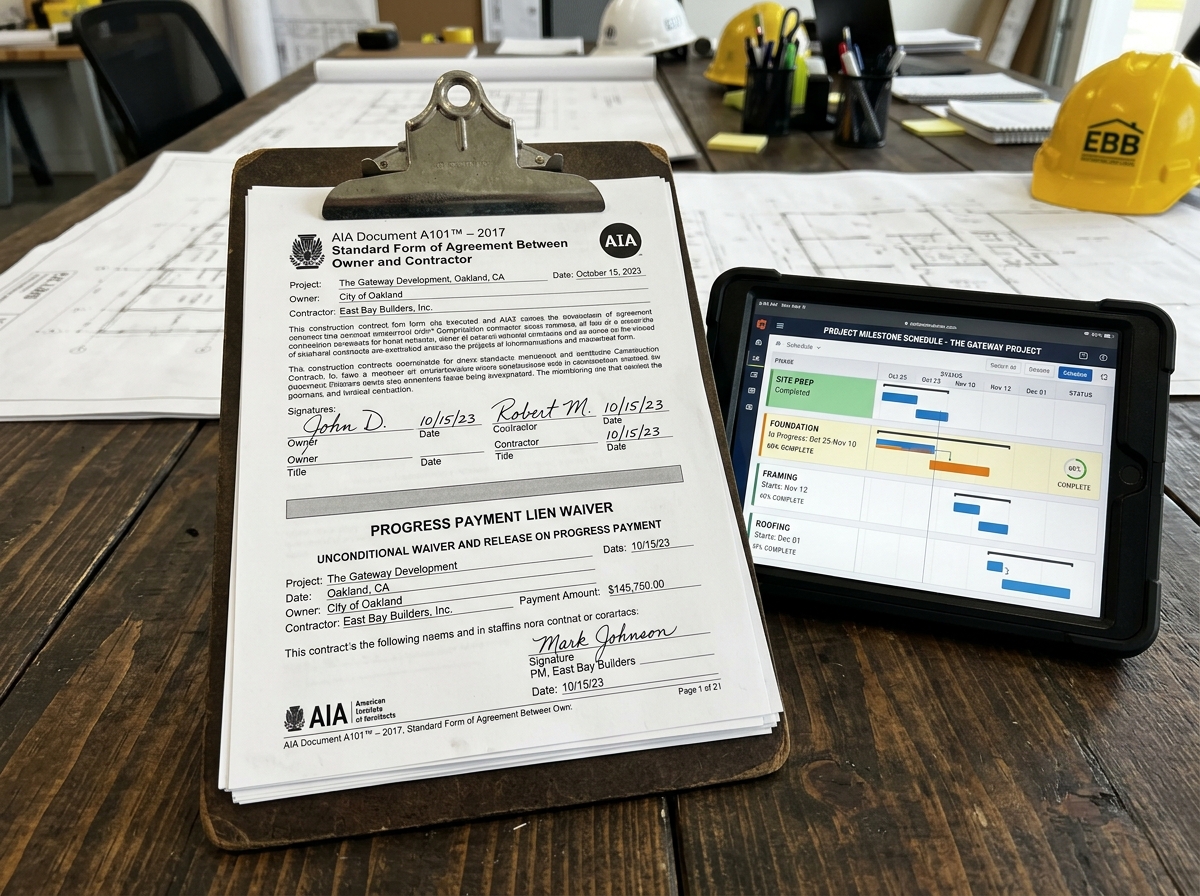 General Contractor Contracts: Milestone Payment Schedules & Lien Waivers