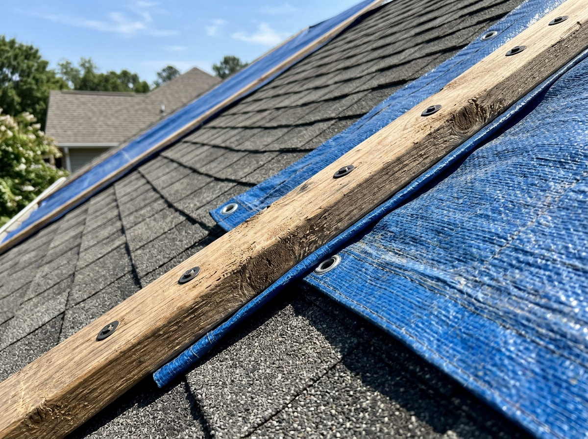 Emergency Roof Tarping & Board-Up: Preventing Secondary Weather Ingress
