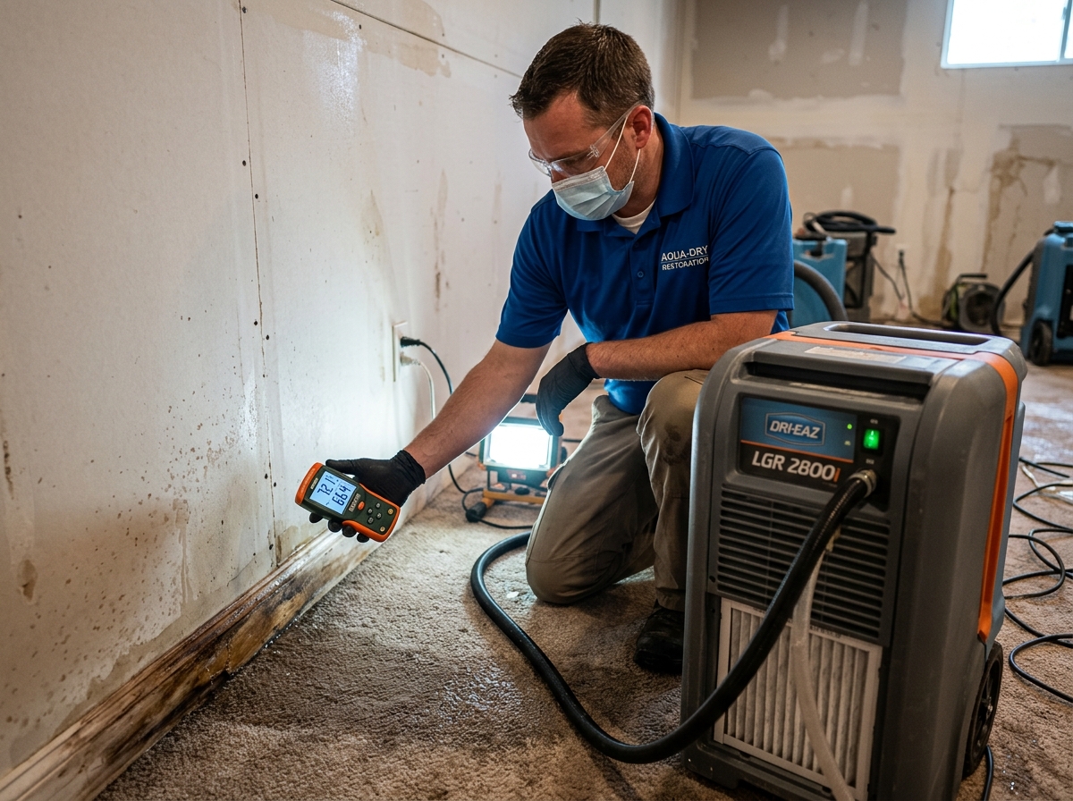 The First 24 Hours of Water Ingress